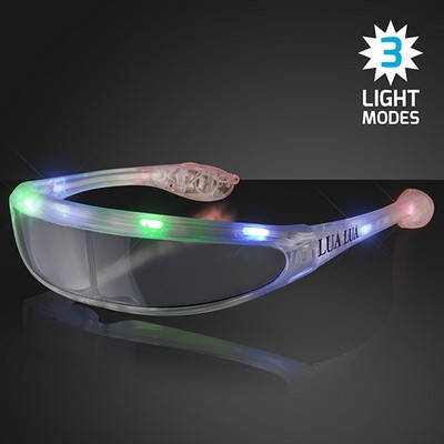 Light Up Futuristic Sunglasses - PRINTED