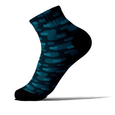 Jacquard Weave 200-N Cotton-Blend Ankle Socks